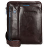 Piquadro Blue Square - Schultertasche 24.5 cm (mahogany)