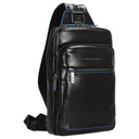 Piquadro Blue Square - Umhängetasche 30.5 cm (black) - Markenkoffer