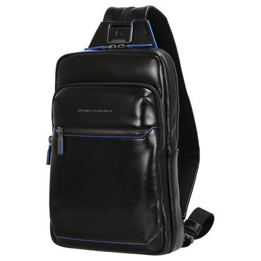 Piquadro Blue Square - Umhängetasche 30.5 cm (black) - Markenkoffer
