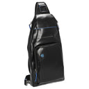 Piquadro Blue Square - Umhängetasche 36 cm (black) - Markenkoffer