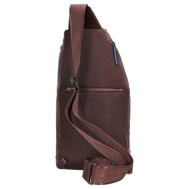 Piquadro Blue Square - Umhängetasche 36 cm (mahogany) - Ansicht 4
