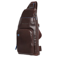 Piquadro Blue Square - Umhängetasche 36 cm (mahogany) - Ansicht 2