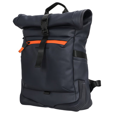 Piquadro Corner - Rolltop Rucksack 15.6" 47 cm (blue) - Markenkoffer