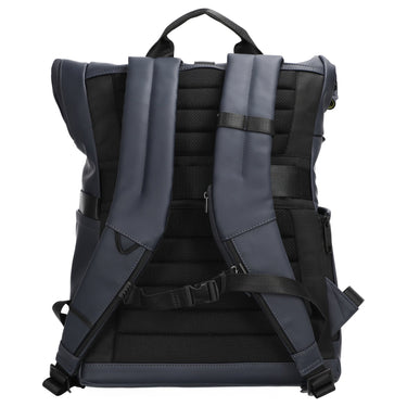 Piquadro Corner - Rolltop Rucksack 15.6" 47 cm (blue) - Markenkoffer