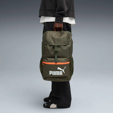 Puma Phase Hooded 20 - Rucksack 46.5 cm (dark olive-glowing red) - Ansicht 6