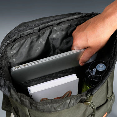 Puma Phase Hooded 20 - Rucksack 46.5 cm (dark olive-glowing red) - Ansicht 9