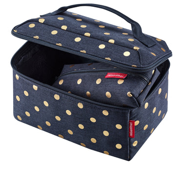 reisenthel beautycase set - Geschenkset 2tlg. (metallic dots blue) - Markenkoffer