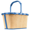 reisenthel carrybag - Cesta de la compra (frame raffia blue)