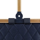 reisenthel carrybag - Einkaufskorb (frame rhombus midnight gold) - Markenkoffer