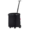 reisenthel carrycruiser plus - Carrito de compras reciclado PET 52.5 cm (negro)