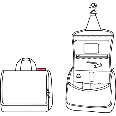 reisenthel cosmetics toiletbag - Kulturbeutel 20 cm (twist silver) - Markenkoffer