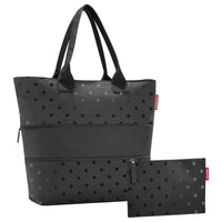 reisenthel shopper e1 - Geschenkset 2 tlg. (glossy dots black) - Markenkoffer