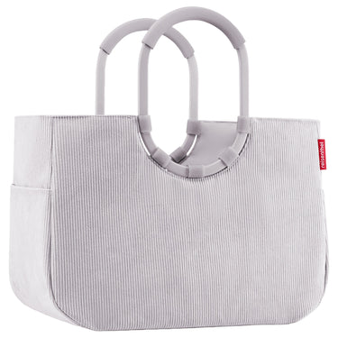 reisenthel shopping loopshopper L - Einkaufstasche mit Bügel 46 cm (cord grey) - Markenkoffer