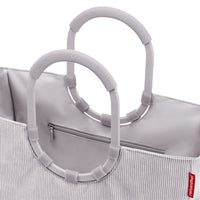 reisenthel shopping loopshopper L - Einkaufstasche mit Bügel 46 cm (cord grey) - Ansicht 3