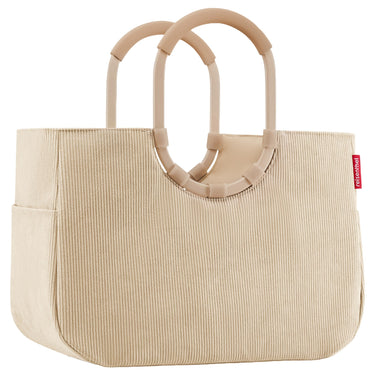 reisenthel shopping loopshopper L - Einkaufstasche mit Bügel 46 cm (cord sand) - Markenkoffer