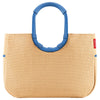 reisenthel shopping loopshopper L - Bolsa de compras con marco 46 cm (color: raffia blue)