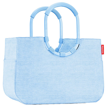 reisenthel shopping loopshopper L - Einkaufstasche mit Bügel 46 cm (frame twist powder blue) - Markenkoffer