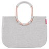 reisenthel shopping loopshopper L - Einkaufstasche mit Bügel 46 cm (frame twist sky rose) - Markenkoffer
