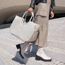 reisenthel shopping loopshopper L - Einkaufstasche mit Bügel 46 cm (herringbone sand) - Ansicht 5