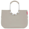 reisenthel shopping loopshopper L - Bolsa de compra con marco 46 cm (sarga arena)
