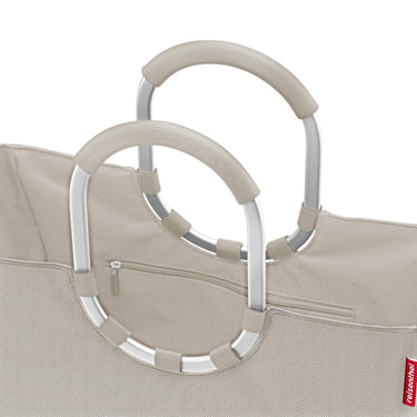 reisenthel shopping loopshopper L - Einkaufstasche mit Bügel 46 cm (herringbone sand) - Ansicht 3