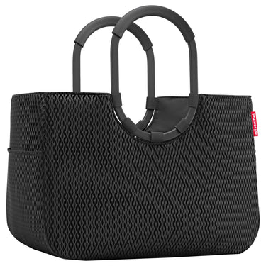 reisenthel shopping loopshopper L - Einkaufstasche mit Bügel 46 cm (mesh black) - Markenkoffer