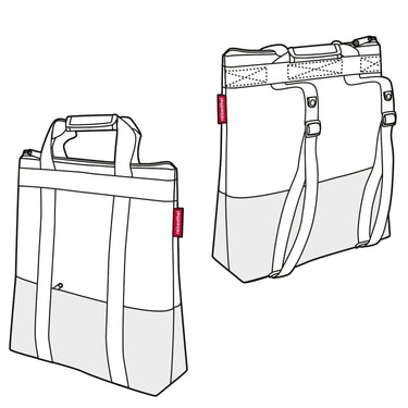 reisenthel travelling - Rucksack 43 cm (twist silver) - Markenkoffer