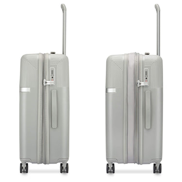Roncato AirGlam - 4 - Rollen - Trolley M 68 cm erw. (grigio perla) - Markenkoffer