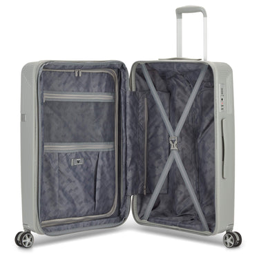 Roncato AirGlam - 4 - Rollen - Trolley M 68 cm erw. (grigio perla) - Markenkoffer