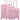 Roncato AirGlam - 4 - Rollen - Trolley Set 3tlg. erw. (rosa cipria) - Markenkoffer