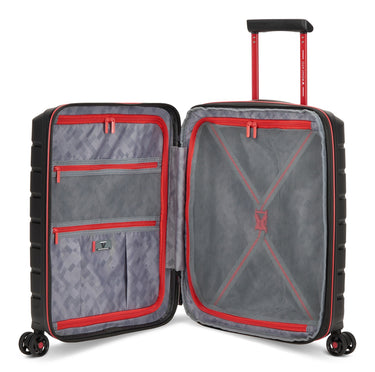 Roncato B - Flying Move - 4 - Rollen - Kabinentrolley S 55 cm erw. (nero fumo) - Markenkoffer