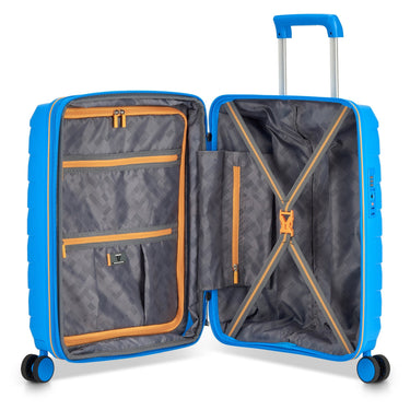 Roncato Skyline 2.0 - 4 - Rollen - Kabinentrolley S 55 cm erw. (sky blue) - Markenkoffer