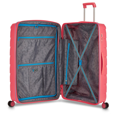 Roncato Skyline 2.0 - 4 - Rollen - Trolley L 79 cm erw. (radiant red) - Markenkoffer