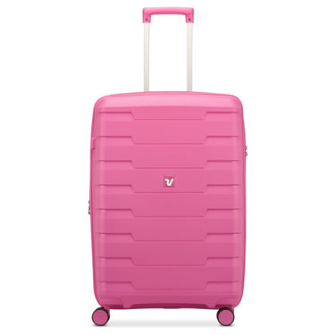 Roncato Skyline 2.0 - 4 - Rollen - Trolley M 70 cm erw. (pink) - Markenkoffer
