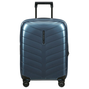 Samsonite Attrix - 4 - Rollen Kabinentrolley S 55 cm erw. (steel blue) - Markenkoffer
