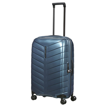 Samsonite Attrix - 4 - Rollen - Trolley M 69 cm (steel blue) - Markenkoffer