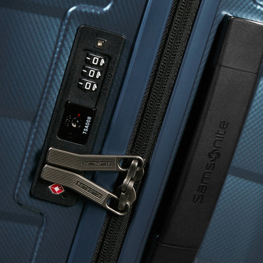 Samsonite Attrix - 4 - Rollen - Trolley M 69 cm (steel blue) - Markenkoffer