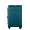 Samsonite Base Breeze - Trolley de 4 ruedas 78 cm ampliable (petrol blue)