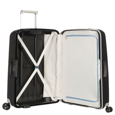 Samsonite S Cure Spinner - 4 - Rollen - Trolley L 75 cm (black) - Markenkoffer
