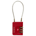 Samsonite TA Revolution Cablelock 3 Dial - Schloss (red) - Ansicht 2