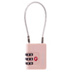 Samsonite TA Revolution Cablelock 3 Dial - Candado (rose)