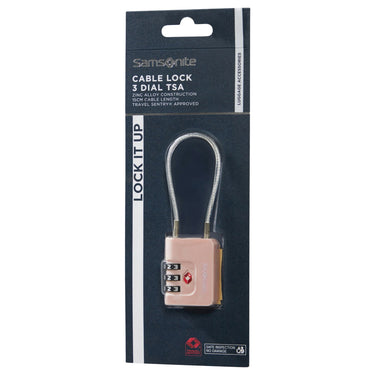 Samsonite TA Revolution Cablelock 3 Dial - Schloss (rose) - Ansicht 3