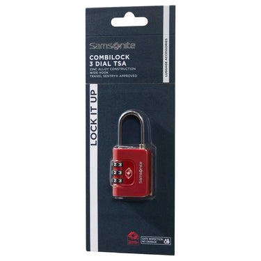 Samsonite Ta Revolution Combilock 3 Dial - Schloss (red) - Markenkoffer
