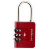 Samsonite Ta Revolution Combilock de 3 dígitos - Candado (rojo)