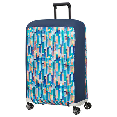 Samsonite Ta Revolution Foldable Kofferschutzhülle M - Regenhülle (city print) - Markenkoffer
