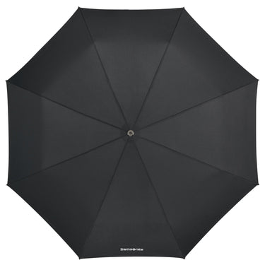 Samsonite - Wood Classic S 3 Sect. Auto O/C Crook - Taschenschirm 33 cm (black) - Markenkoffer