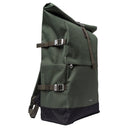 Sandqvist Icon Rolltop - Rucksack L 16" 65 cm erw. (dawn Green with dark brown leather) - Markenkoffer