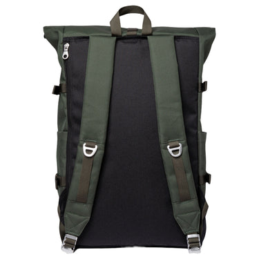 Sandqvist Icon Rolltop - Rucksack L 16" 65 cm erw. (dawn Green with dark brown leather) - Markenkoffer