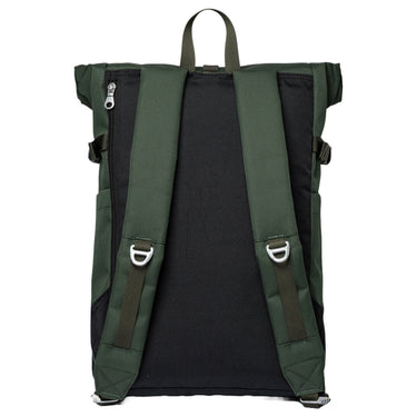 Sandqvist Icon Rolltop - Rucksack M 14" 60 cm (dawn green with dark brown leather) - Markenkoffer