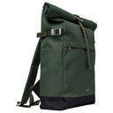 Sandqvist Icon Rolltop - Rucksack M 14" 60 cm (dawn green with dark brown leather) - Markenkoffer